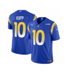Men's Nike Los Angeles Rams #10 Cooper Kupp Blue 2023 F.U.S.E. 4-Star C Vapor Vapor Limited Football Stitched Jersey