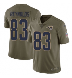 Youth Nike Los Angeles Rams #83 Josh Reynolds Limited Olive 2017 Salute to Service NFL Jersey