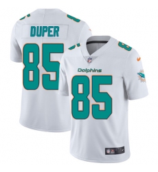 Youth Nike Miami Dolphins #85 Mark Duper Elite White NFL Jersey