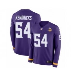 Men's Nike Minnesota Vikings #54 Eric Kendricks Limited Purple Therma Long Sleeve NFL Jersey