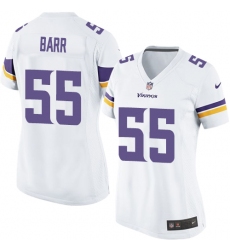 Women's Nike Minnesota Vikings #55 Anthony Barr Game White NFL Jersey