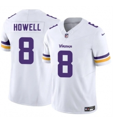 Men's Minnesota Vikings #8 Sam Howell White 2025 F.U.S.E. Vapor Untouchable Limited Football Stitched Jersey