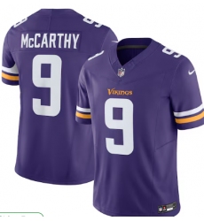 Men's Minnesota Vikings #9 J.J. McCarthy Nike Purple Player Game Jersey