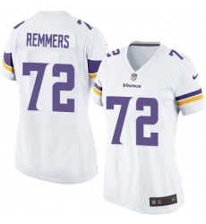 Women's Nike Minnesota Vikings #72 Mike Remmers Game White NFL Jersey