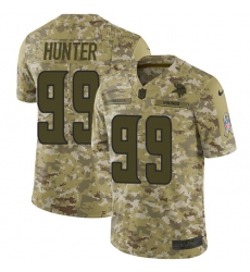 Men's Nike Minnesota Vikings #99 Danielle Hunter Limited Camo 2018 Salute to Service NFL Jersey