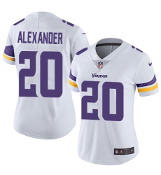 Women's Nike Minnesota Vikings #20 Mackensie Alexander Elite White NFL Jersey