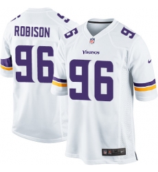 Men's Nike Minnesota Vikings #96 Brian Robison Game White NFL Jersey