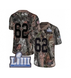 Youth Nike New England Patriots #62 Joe Thuney Camo Untouchable Limited Super Bowl LIII Bound NFL Jersey