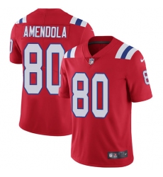 Men's Nike New England Patriots #80 Danny Amendola Red Alternate Vapor Untouchable Limited Player NFL Jersey