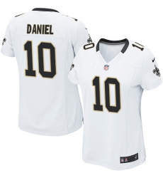 Women's Nike New Orleans Saints #10 Chase Daniel Game White NFL Jersey