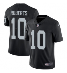 Youth Nike Oakland Raiders #10 Seth Roberts Black Team Color Vapor Untouchable Limited Player NFL Jersey