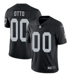Youth Nike Oakland Raiders #00 Jim Otto Black Team Color Vapor Untouchable Limited Player NFL Jersey