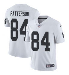 Youth Nike Oakland Raiders #84 Cordarrelle Patterson White Vapor Untouchable Limited Player NFL Jersey