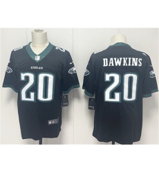 Men's Philadelphia Eagles #20 Brian Dawkins Black 2024 New Vapor Untouchable Limited Football Stitched Jersey