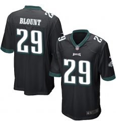 Men's Nike Philadelphia Eagles #29 LeGarrette Blount Game Black Alternate NFL Jersey