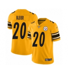 Youth Pittsburgh Steelers #20 Rocky Bleier Limited Gold Inverted Legend Football Jersey