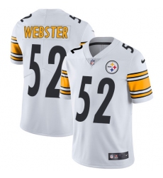 Men's Nike Pittsburgh Steelers #52 Mike Webster White Vapor Untouchable Limited Player NFL Jersey