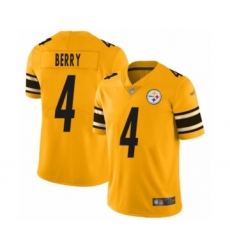 Women's Pittsburgh Steelers #17 Joe Gilliam Limited Gold Inverted Legend Football Jersey