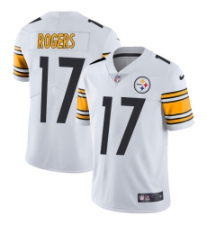 Youth Nike Pittsburgh Steelers #17 Eli Rogers White Vapor Untouchable Limited Player NFL Jersey