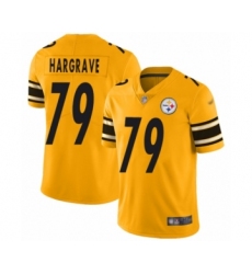 Youth Pittsburgh Steelers #79 Javon Hargrave Limited Gold Inverted Legend Football Jersey
