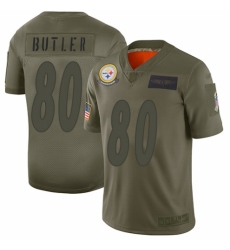 Women's Pittsburgh Steelers #80 Jack Butler Limited Camo 2019 Salute to Service Football Jersey