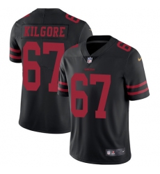 Youth Nike San Francisco 49ers #67 Daniel Kilgore Black Vapor Untouchable Limited Player NFL Jersey