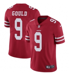 Youth Nike San Francisco 49ers #9 Robbie Gould Red Team Color Vapor Untouchable Limited Player NFL Jersey