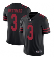 Youth Nike San Francisco 49ers #3 C. J. Beathard Black Vapor Untouchable Limited Player NFL Jersey