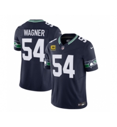Men's Nike Seattle Seahawks #54 Bobby Wagner 2023 F.U.S.E. 4-Star C Navy Limited Football Stitched Jersey
