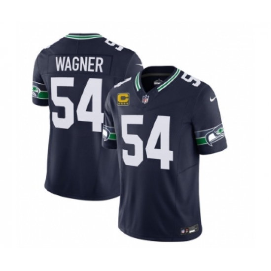 Men's Nike Seattle Seahawks #54 Bobby Wagner 2023 F.U.S.E. 4-Star C Navy Limited Football Stitched Jersey Men's Nike Seattle Seahawks #54 Bobby Wagner 2023 F.U.S.E. 4-Star C Navy Limited Football Stitched Jersey
