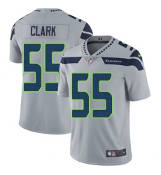 Youth Nike Seattle Seahawks #55 Frank Clark Grey Alternate Vapor Untouchable Limited Player NFL Jersey