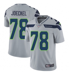 Youth Nike Seattle Seahawks #78 Luke Joeckel Grey Alternate Vapor Untouchable Limited Player NFL Jersey