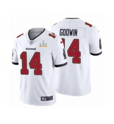 Youth Tampa Bay Buccaneers #14 Chris Godwin White 2021 Super Bowl LV Jersey