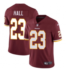 Youth Nike Washington Redskins #23 DeAngelo Hall Burgundy Red Team Color Vapor Untouchable Limited Player NFL Jersey