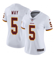 Women's Nike Washington Redskins #5 Tress Way White Vapor Untouchable Limited Player NFL Jersey