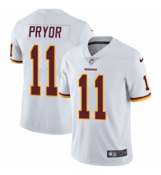 Men's Nike Washington Redskins #11 Terrelle Pryor White Vapor Untouchable Limited Player NFL Jersey