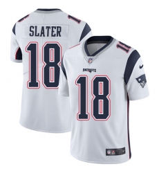 Youth Nike New England Patriots #18 Matthew Slater White Vapor Untouchable Limited Player NFL Jersey