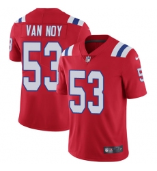 Youth Nike New England Patriots #53 Kyle Van Noy Red Alternate Vapor Untouchable Limited Player NFL Jersey