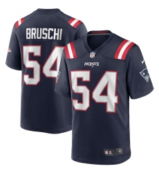 Men's Nike New England Patriots #54 Tedy Bruschi Blue 2023 F.U.S.E. Vapor Limited Football Stitched Jersey