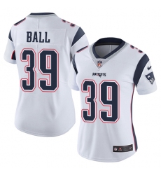 Women's Nike New England Patriots #39 Montee Ball White Vapor Untouchable Limited Player NFL Jersey