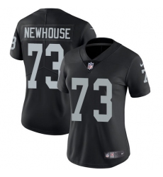 Women's Nike Oakland Raiders #73 Marshall Newhouse Black Team Color Vapor Untouchable Limited Player NFL Jersey