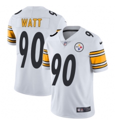 Youth Nike Pittsburgh Steelers #90 T. J. Watt White Vapor Untouchable Limited Player NFL Jersey