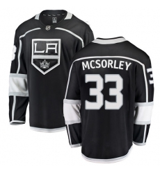 Men's Los Angeles Kings #33 Marty Mcsorley Authentic Black Home Fanatics Branded Breakaway NHL Jersey