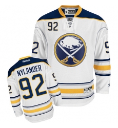 Youth Reebok Buffalo Sabres #92 Alexander Nylander Authentic White Away NHL Jersey