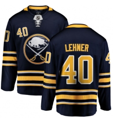 Youth Buffalo Sabres #40 Robin Lehner Fanatics Branded Navy Blue Home Breakaway NHL Jersey