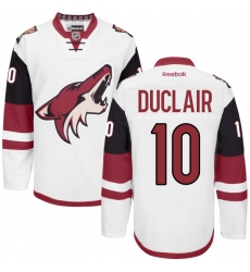 Men's Reebok Arizona Coyotes #10 Anthony Duclair Authentic White Away NHL Jersey