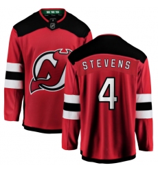Youth New Jersey Devils #4 Scott Stevens Fanatics Branded Red Home Breakaway NHL Jersey