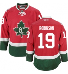 Men's Reebok Montreal Canadiens #19 Larry Robinson Authentic Red New CD NHL Jersey