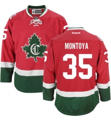 Men's Reebok Montreal Canadiens #35 Al Montoya Authentic Red New CD NHL Jersey