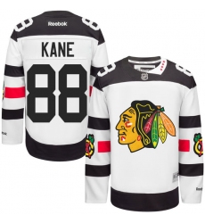 Youth Reebok Chicago Blackhawks #88 Patrick Kane Premier White 2016 Stadium Series NHL Jersey